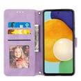 thumbnail image 5 of Feishell Galaxy A53 5G Case with Credit Cards Holder, Wallet Magnetic Crossbody Shoulder Strap Flip Stand Purse Premium PU Leather Cover For Samsung Galaxy A53 5G, Lightpurple, 5 of 9