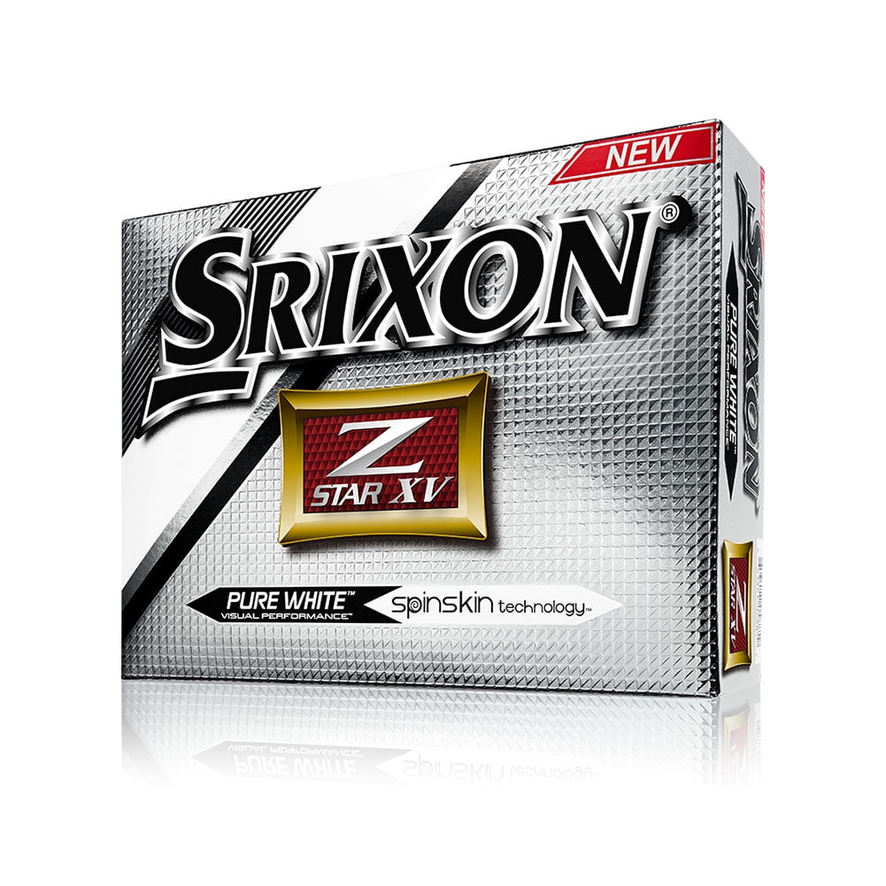 Srixon 2015 Z-Star XV Golf Balls, Prior Generation, 12 Pack