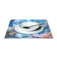 thumbnail image 3 of Ryvnso Placemats Set of 4 Tropical Fish Ocean Dining Mats Heat-Resistant Non-Slip Washable Table Mat, 3 of 8