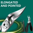 thumbnail image 2 of 3-Pack Ingrown Toenail Clippers for Thick Nails, Stainless Steel Sharp Curved Blade Nail Nipper for Seniors & Adults, Men & Women, 2 of 10