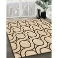thumbnail image 2 of Ahgly Company Indoor Round Patterned Light Brown Area Rugs, 7' Round, 2 of 6