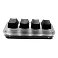 thumbnail image 2 of Miulika Mini 4 Key Keypad Gaming Keyboard for Office Factory Machine Control Working black, 2 of 9