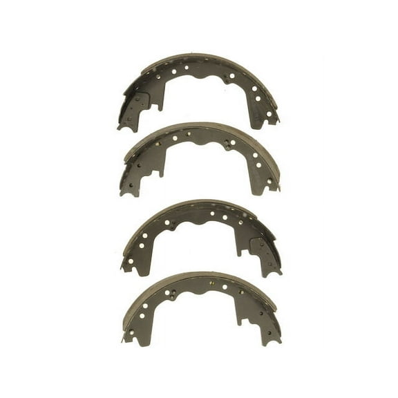 Rear Brake Shoe Set - Compatible with 1987 - 1997 Ford F-350 1988 1989 1990 1991 1992 1993 1994 1995 1996
