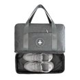 thumbnail image 2 of Bolsa de deporte Separación en seco y húmedo Bolsa de natación Bolsa de viaje impermeable Bolsa de lavado para gimnasio, piscina, playa, vacaciones-gris JFHHH pequeña, 2 of 5