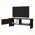 thumbnail image 3 of TV Furniture Modern Stained Walnut Entertainment Center with Storage | Particle Board | Melamine, 3 of 8