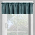 thumbnail image 2 of Ambesonne Geometric Window Valance, Vertical Abstract Line, 54" X 18", Dark Teal Pale Yellow, 2 of 5