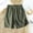Blackish Green, variant on Womens Wide Leg Linen Shorts Summer Casual Loose Pleated Elastic High Waisted Bermuda Shorts Black 3XL