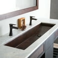 thumbnail image 5 of Native Trails CPS508 Trough 48" Rectangular Copper Drop In Or Undermount Bathroom Sink -, 5 of 5
