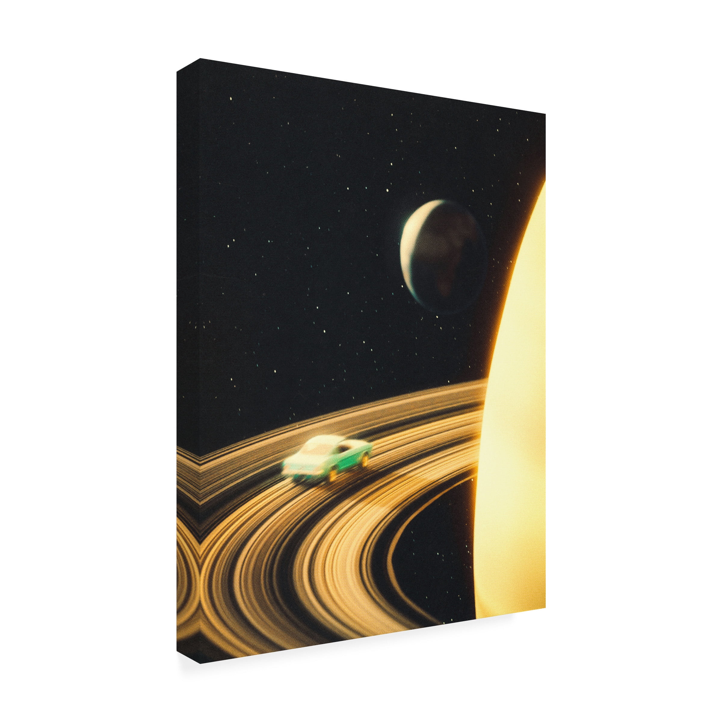 Taudalpoi 'Saturn Highway' Canvas Art