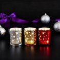 thumbnail image 5 of Christmas Tea Light Candle Holders, Star Glass Tealight Candle Holder, Christmas Votive Candle Holders for Table Centerpiece Home Wedding Party Valentine's Day Decorations Gifts 3PC, 5 of 9