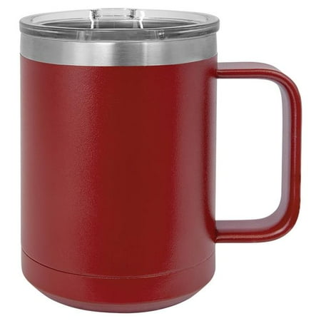 

Maxam JDLCM113 15 oz Stainless Steel Double Wall Vacuum Insulated Mug Dark Red