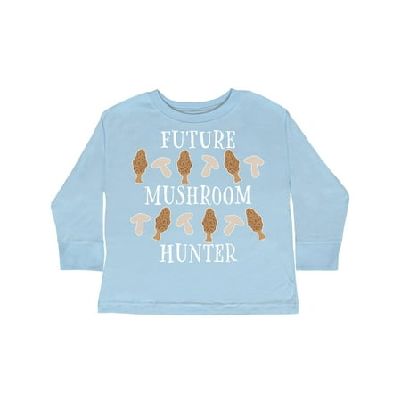 

Inktastic Future Mushroom Hunter- mushrooms and morels Gift Toddler Boy or Toddler Girl Long Sleeve T-Shirt