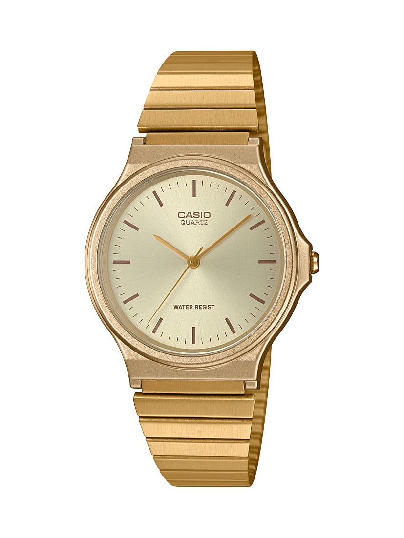 Casio Men's Classic Analog Stainless Watch, Gold MQ24G-9E Walmart.com