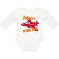 thumbnail image 3 of Inktastic Daddys Wingman for fathers day Boys or Girls Long Sleeve Baby Bodysuit, 3 of 5