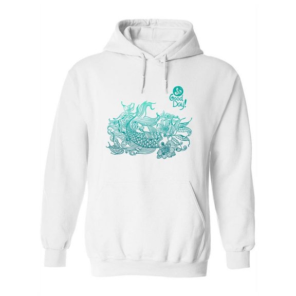 Koi Fish And Flowers. Hoodie Women -Image by Shutterstock, Female 3X-Large
