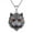Yellow Eyes, variant on Women Men's Zodiac Tiger Pendant Necklace Stainless Steel Personalized Hip Hop Retro Animal Chain Jewelry Blue Eyes