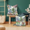 thumbnail image 2 of Colorful Chinoiserie Pillow Covers 18x18 Set of 2,Blue and White Pillow Covers Outdoor Decorative Linen Pillow Covers for Couch Bed Sofa Cushion Farmhouse Pillowcases, 2 of 6
