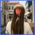 thumbnail image 3 of Vocoste Lobster Claw Clip Acetate Hair Clips Hair Barrette Funny Claw Clips for Women Red, 3 of 7
