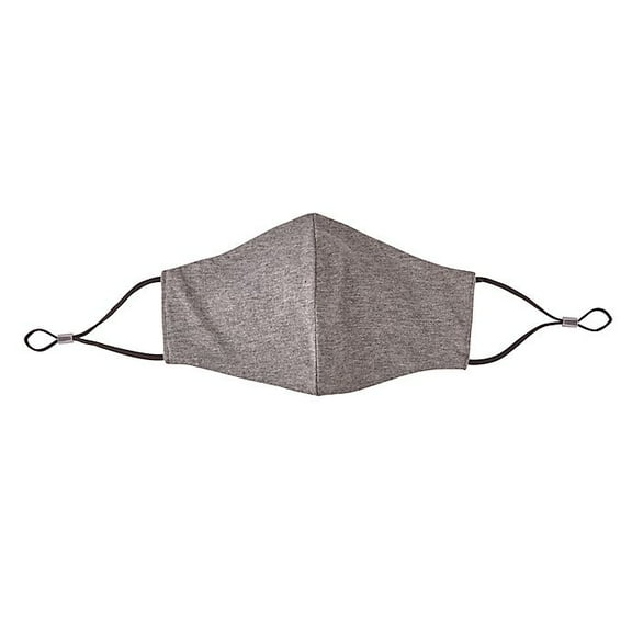 London Luxury 2-Pack Adult Fabric Face Mask in Grey