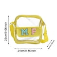 thumbnail image 2 of Mashaouyo ClearanceTool Bag Large Clear Backpack Heavy Duty Pvc Transparent Backpack See Through Backpack for Work Sports One Size Red, 2 of 3