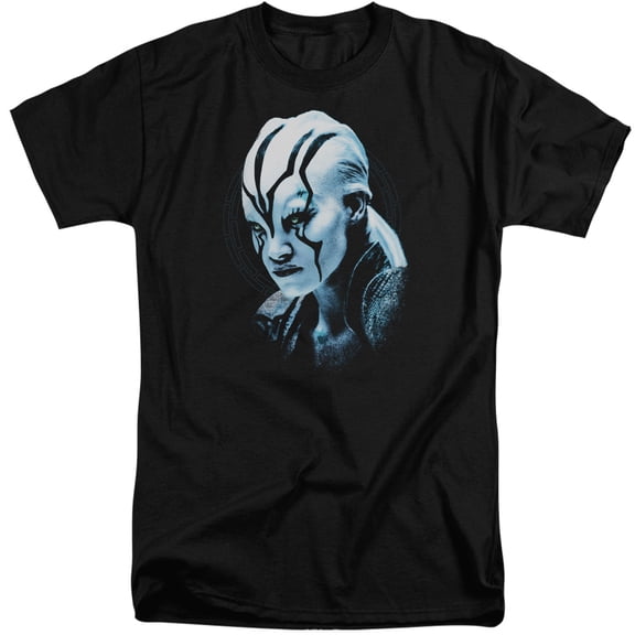 Star Trek Beyond Jaylah Burst Adult Tall T-Shirt 18/1 T-Shirt Black