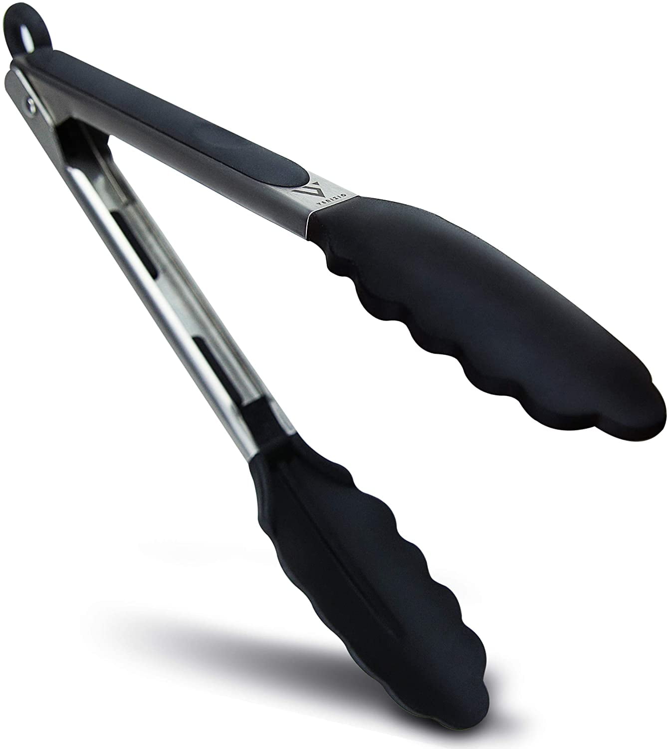 Premium Kitchen Tongs, BBQ Tongs, Stainless Steel and Silicone Kitchen Utensils, Nonslip Heat