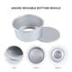 thumbnail image 3 of 2 uds moldes redondos para pasteles de aleación de aluminio para el hogar moldes para pasteles con fondo extraíble, 3 of 6