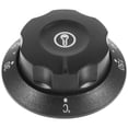 thumbnail image 3 of MOVTOTOP 1Pack Prevent Overheating Plastic Oven Knob Replacement For Deep Fryers 2.24X2.24X0.79In, 3 of 8