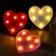 thumbnail image 5 of GOOHOCHY 1 UNID LED Luz Noche Luz Creativa Forma de corazón Forma Decorativa Lámpara Día de San Valentín Sala de niños Lámpara de noche (sin batería), 5 of 7