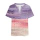 thumbnail image 5 of Fiudx Ofertas Flash Del Día Blusas de Talla Grande para Mujer, Blusa con Cuello En V, Blusa Informal Holgada de Manga Corta de Verano, 5 of 5