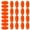 orange, variant on Hzzsbu 20 Pcs Double Rattle Attractor Fishing Beads Vibrating Fish Attractor Biting Bait Alarm Bell Bead Accessories