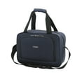 Wrangler 2pc Expandable Rolling Carryon Luggage Set, Navy