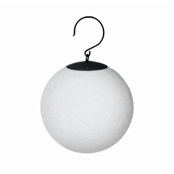 Outdoor LED Camping Light Waterproof Light Hanging Moonlight Garden Decorative Light Tent Camping Pendant Light,1 * Moon Lamp,White