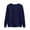 Navy, variant on kaondbfi Hoodless Sweatshirts for Delicate Women Lightweight Winter Long Sleeve Tops Casual Crew Neck Jumper Shirt Womens Summer Fall Fashion Sweat Shirts
