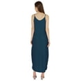 thumbnail image 4 of Inkmeso Robe d'Été Unie Aguichant pour Femmes à Bretelles Spaghetti Décontractée de Plage et de Villégiature Robe Maxi, 4 of 7