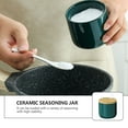 thumbnail image 2 of Ceramic and Candy Jar Containers with Lids for Seasoning and Storage, Ideal for Wood Kitchen Use, 2 of 6