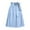Sky Blue, variant on Bibifish Womens Oktoberfest Skirts Plaid Apron Skirt Casual High Waist Ruffled Tiered Peasant Skirt Traditional Skirts