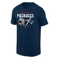 thumbnail image 1 of NFL New England Patriots Logo Triangle Bleu Marine T-Shirt Très Grand, 1 of 2