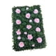 thumbnail image 2 of Panel de pared de césped artificial con flores, panel de pared verde para el hogar, telón de fondo floral, planta artificial para cubierta, día de San Rosa, 2 of 8