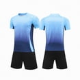 thumbnail image 4 of CAICJ98 Boys Girls Soccer Jerseys Training Kids Outfits Team Uniform Athletic Shirts Shorts Clothing Sets Sportswear (A,11-12 Years), 4 of 4