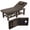 Brown-【30.5"W】, variant on Stationary Massage Table Folding Bed with Backrest for Treatment Table Physical Therapy Table Spa Facial Bed, Metal Frame PU Leather, 30.5"Wx75"L, 660lbs, Pink