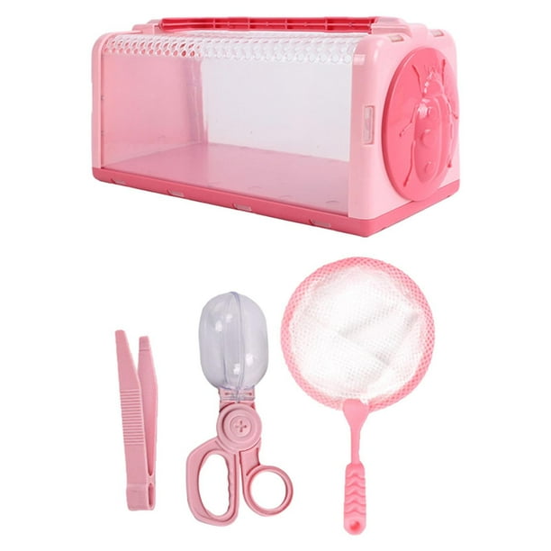 Juguete atrapa insectos Hugo juego de aventuras para niños color Rosa