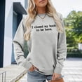 thumbnail image 2 of I Closed My Book to Be Here Sweatshirt for Women Crewneck Graphic Sweatshirts for Book Lovers Readers Womens Pullover Top, 2 of 4