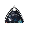 thumbnail image 3 of Lsque Space Printed Long Tissue Box Cover Holder, Facial Paper Organizer Dispenser,Triangle with Bottom Belt, PVC Leather Decorative Organizer, 3 of 9