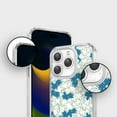 thumbnail image 2 of iPhone 15 Pro Max Clear Case - Blue Dandelion Design, 2 of 5