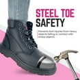 thumbnail image 5 of Safety Girl Women's Somerset Gray 6" Waterproof EH PR Steel Toe Boots - 15501-GRY, 5 of 6