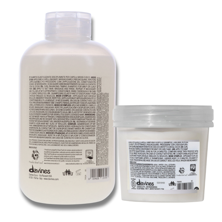Davines Love Smoothing Curl Shampoo & Conditioner, 250ml