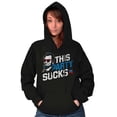 thumbnail image 3 of The Party Sucks Abraham Lincoln GOP Hoodie Sweatshirt Women Men Brisco Brands S, 3 of 5