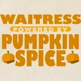 thumbnail image 2 of CafePress - Waitress Powered By Pumpkin Spice Tote Bag - Unisex Canvas Tote Bag, Beige, 1-Piece, 2 of 6