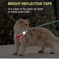thumbnail image 4 of Arneses para Gatos Yashi con Correas Chaleco de Malla Suave Reflectante Ajustable S Rosa, 4 of 5